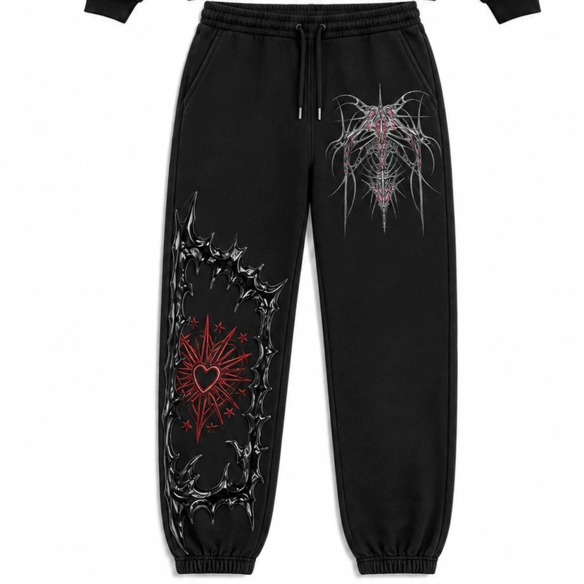 Print Hooded Zipper Sweatshirt